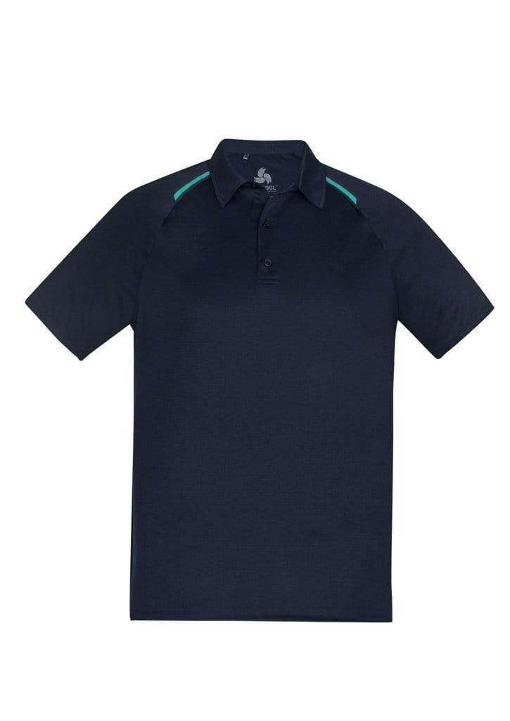 Biz Collection Academy Mens Polo P012MS Casual Wear Biz Care Navy/Teal S 